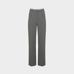 New Aritzia Wilfred The Effortless Pants High-waisted wide-leg crepe trousers